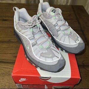 Nike Air Max 98 Vast Grey Mint Men’s Size 10.5 (640744 011) New In Box NIB